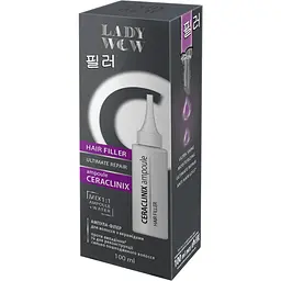 Ампула-філер Lady Wow Ceralclinix ampoule для волосся з керамідами, 100 мл - мініатюра 3