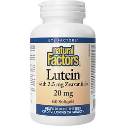 Лютеїн Natural Factors Lutein 20 мг 60 softgels