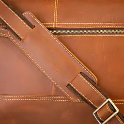 Чоловіча шкіряна сумка Vintage 37,5х27х5,5 см sum0013947 - мініатюра 8