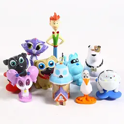 Іграшки фігурки з мультфільму Дружні Мопси 12 шт Puppy Dog Pals - мініатюра 4