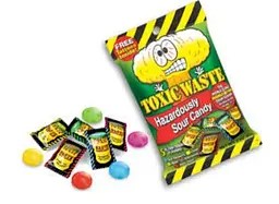 Жувальні цукерки Toxic Waste Hazardously Sour Bag 57г - мініатюра 2