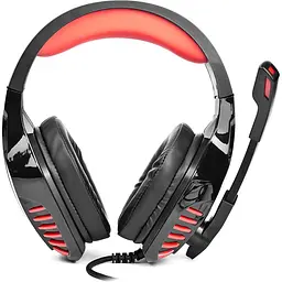 Ігрові навушники REAL-EL GDX-7650 Black/Red (EL124100043) [112560] - мініатюра 4