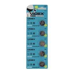 Батарейка Videx 1632 BLI 5