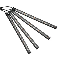 Кольорова підсвітка для авто водонепроникна RGB led HR-01678 7 кольорів 4 стрічки - мініатюра 2