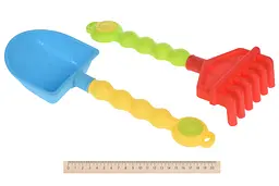 Набір для гри з піском Same Toy 8 елементів відерце рожеве (976Ut-1) - мініатюра 3