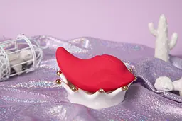Вібратор та кліторальний стимулятор KISTOY Heidi Red - мініатюра 11