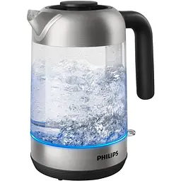 Електрочайник Philips Series 5000, 1.7 л чорно-сріблястий (HD9339/80) - мініатюра 2