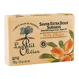 Мило екстраніжне Le Petit Olivier 100% vegetal oils soap з екстрактом арганової олії 100 г (3549620005332) - мініатюра 2