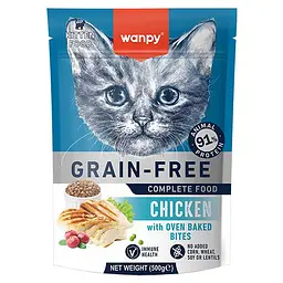 Сухий корм для кошенят Wanpy Kitten Grain Free Chicken Ванпі беззерновий з куркою 500г