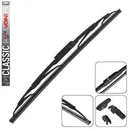 Щітки склоочисника VOIN-605-17 каркасні VOIN-17" 430 мм (TP405-SW-17") CLASSIC