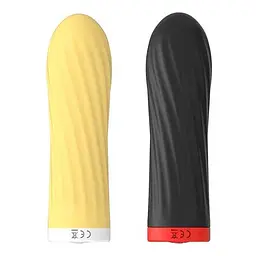 Міні-вібратор «Rechargeable Silicone Touch» 10 режимів вібрації жовтий K0984-2 - мініатюра 6