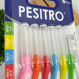 Набір міжзубних йоржиків Pesitro Flexi Mix ( від 0.6 до 1.6 мм), 6 шт - мініатюра 2
