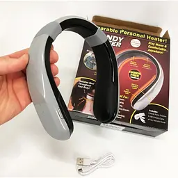 Обігрівач для шиї портативний Handy Heater, акумуляторний, 4 режими нагріву