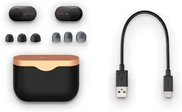 Навушники Sony WF-1000XM3 True Wireless ANC Black (WF1000XM3B.E) - мініатюра 4