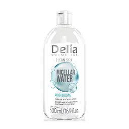Міцелярна вода зволожуюча Delia Cosmetics Clean Skin, 500 мл