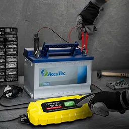 Зарядний пристрій для автомобільного акумулятора Trotec PBCS 10A, 12V, 4-200Ah (4675000015) - мініатюра 6