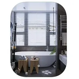 Дзеркало Mixxus Premium DIVERSE MR15-80x60-REVERSE (LED Touch, Anti-fog (3-6,5kK)) (MP6638)