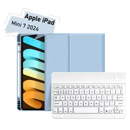 Чохол до планшета BeCover with keyboard Apple iPad Mini 7 2024 Light Blue (712995)