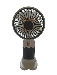 Вентилятор ручний акумуляторний Mini Fan ZB088C USB Сіро-білий