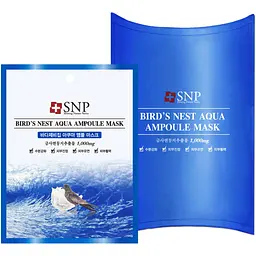 Маска для обличчя SNP тканинна з екстрактом ластівчиного гнізда 25 мл
