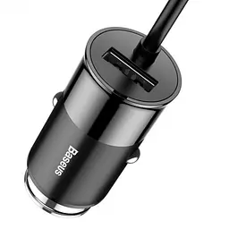 Автомобільний зарядний пристрій Baseus Enjoy Together 4USB QC CCTON-01 5.5A Black - мініатюра 2