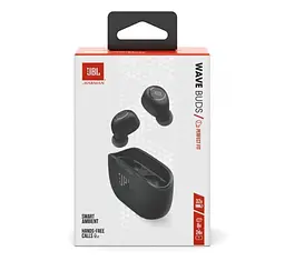 Бездротові навушники-вкладиші JBL Wave Buds Bluetooth 5.2 TWS Black - мініатюра 7