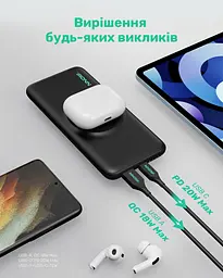 Повербанк iRONN Magnetic Wireless 10000 mAh Black (IR2015MWH) - мініатюра 5