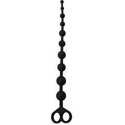 Анальний ланцюжок Black Mont 34 см (чорний)