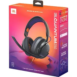 Ігрові навушники JBL Quantum 250 Black (JBLQTUM250BLK) [159483] - мініатюра 7