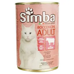 Вологий корм для котів Simba Cat Wet яловичина 415 г (70009607) - мініатюра 2