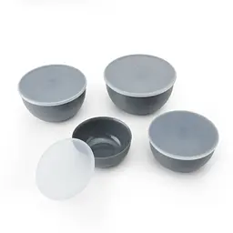 Набір мисок з кришками KitchenAid Coreline сірий 4 шт. (KQG176OSCGG) - мініатюра 3