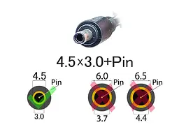 Блок живлення для Dell XPS 15 9530 (19.5V 6.67A 130W (4.5x3.0+pin)) High - мініатюра 2