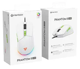 Игровая мышь Fantech VX-6 PHANTOMII 60IPS, 20G, 7200DPI White - мініатюра 5