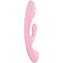 Вібратор-кролик Satisfyer Triple Oh Pink - мініатюра 5