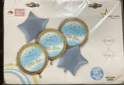 Набір фольгованих кульок "Twinkle Little Star" 4 шт святкові декорації - мініатюра 2