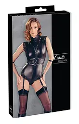 Боді Cottelli Bondage S (чорний) - мініатюра 10