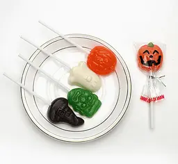 Льодяник на паличці Yuejiya Halloween Shape Fruity Flavor Hard Lollipop Candy, 1шт - мініатюра 6