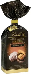 Шоколадні цукерки з мигдалем Lindt Weihnachtsmandeln Edelbitter 100г