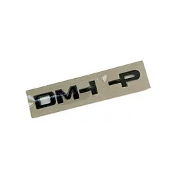 Емблема напис DM-IP для BYD чорна 125х16мм пластик (на скотчі)