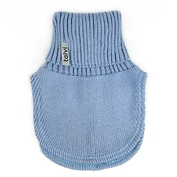 Манішка тепла дитяча в’язана з м’якої бавовняної пряжі універсальна від двох років Айріс one size Talvi блакитний