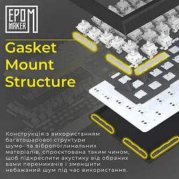 Клавіатура Epomaker TH80 SE Budgerigar V2 Black механічна бездротова (TH80-SE-B-BV2) - мініатюра 12