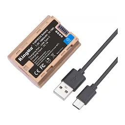 Аккумуляторная батарея для Fujifilm NP-W235 USB-C (KingMa) 1960 mAh