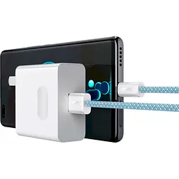 Кабель Baseus Dynamic Series Fast Charging Cable USB to Type-C 100W 1m CALD000603 Blue - мініатюра 2