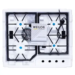 Поверхня газова на склі WEILOR GG W 604 BL - мініатюра 11