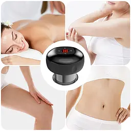 Вакуумний масажер антицелюлітний банковий лімфодренажний масажер Vacuum Massager NG-122 - мініатюра 4