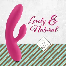 Вібратор-кролик FeelzToys Lea 20.2 см рожевий - мініатюра 2