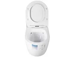 Унітаз підвісний Idevit Alfa IdeRimless з кришкою Soft Close SETK3104-2616-001-1-6000, Білий - мініатюра 3