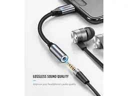 Адаптер UGREEN AV142 Type-C to 3.5mm Black (30632) - мініатюра 2