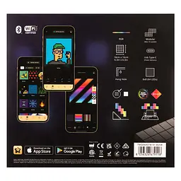Twinkly Панель Smart LED Twinkly Squares 1 Starter RGB IP20 16х16см USB-C чорний без БЖ - мініатюра 8