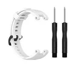 Силіконовий ремінець Primolux для смарт годинника Xiaomi Amazfit T-Rex (A1918)/T-Rex Pro (A2013) White - мініатюра 2